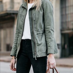 Madewell Fleet Jacket in Olive Small